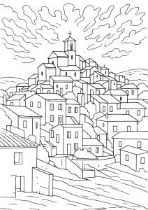 Paul cézanne   gardanne (met nova iorque)   versão vetorial