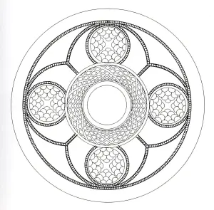 Desenhos para colorir de arte celta para imprimir