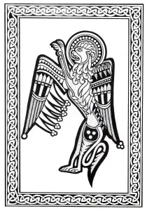 Desenhos para colorir de arte celta para baixar