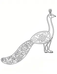 Desenhos para colorir de arte celta para imprimir e colorir