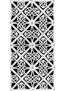 Desenhos para colorir de arte celta para imprimir