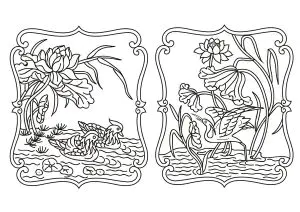 Desenho De Linhas Chinesas