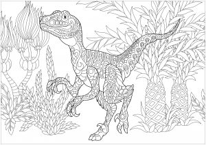 Desenhos para colorir gratuitos de Dinossauros para imprimir e colorir