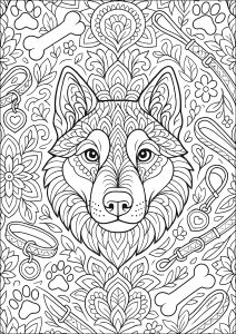 Boca de cão e motivos bonitos à volta