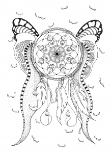 Desenhos Para Colorir De Dreamcatchers Para Baixar