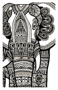 Desenhos Simples Para Crianças Para Colorir De Elefantes