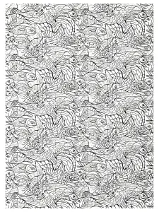 Desenhos para colorir gratuitos de peixes para baixar