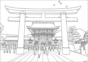 Santuário de fushimi inari   quioto (japão)