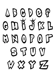 Desenhos Para Colorir De Alfabeto Para Baixar