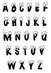 Desenhos Para Colorir De Alfabeto Para Imprimir E Colorir