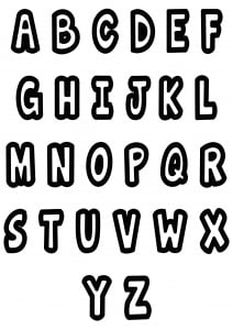 Desenhos Para Colorir De Alfabeto Para Baixar