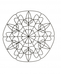 Desenhos para colorir gratuitos de Mandalas para baixar