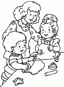 Desenhos Simples Para Crianças Para Colorir De Escola