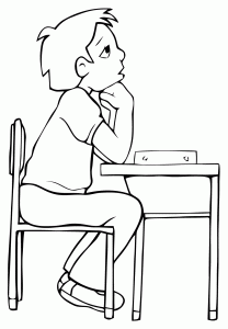 Desenhos Simples Para Colorir De Escola Para Imprimir E Colorir