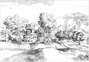 Desenhos Simples Para Colorir De Paisagens Para Imprimir E Colorir