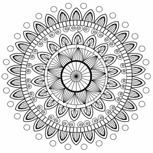 Mandala Com Pétalas