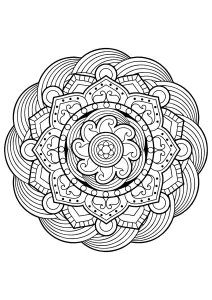 Mandala Dos Livros De Colorir Gratuitos Para Adultos   5