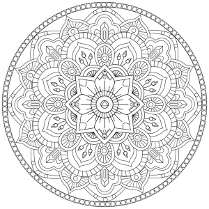 Desenhos Para Colorir Gratuitos De Mandalas Para Baixar