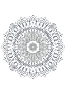 Desenhos Para Colorir Para Crianças De Mandalas