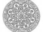 Desenhos simples para colorir de Mandalas para imprimir e colorir