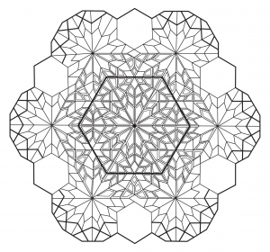 Desenhos para colorir de Mandalas para crianças