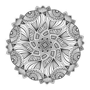 Mandala Floral Ornamental