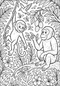 Aventura na selva divertida