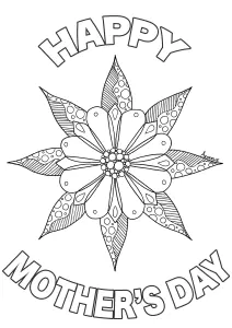 Desenhos Para Colorir Para Crianças De Dia Das Mães