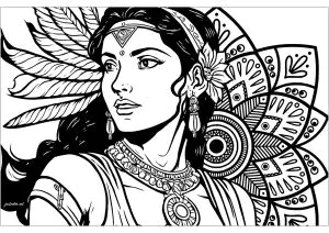 Linda Indiana E Mandala