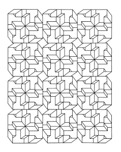 Desenhos Para Colorir De Op Art Para Imprimir E Colorir