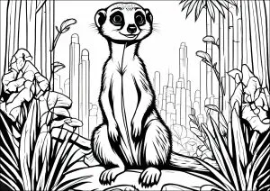Suricata no deserto