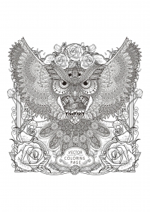 Desenhos Simples Para Colorir Gratuitos De Corujas Para Baixar