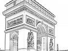 Desenhos para colorir para crianças gratuitos de Paris