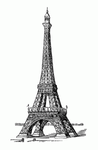 Desenhos Simples Para Colorir Gratuitos De Paris Para Baixar