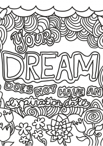 Desenhos Para Colorir Gratuitos De Citações Para Imprimir