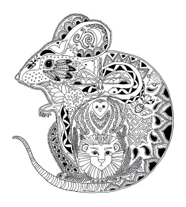 Desenhos para colorir gratuitos de Ratos para baixar