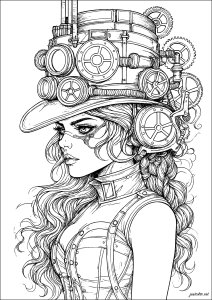Heroína steampunk