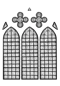 Desenhos Para Colorir Gratuitos De Vitral Para Imprimir E Colorir