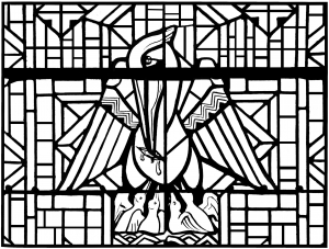 Desenhos Para Colorir Gratuitos De Vitral Para Baixar