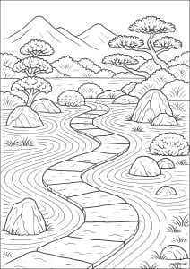 Um Caminho Sinuoso Pela Natureza