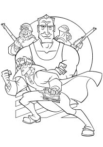 Coloriage Atlantide   L'impero Perduto