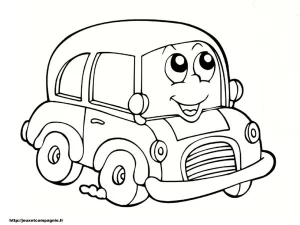 Colorazione di auto da colorare per bambini