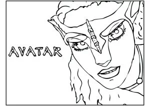 Disegni da colorare per bambini di avatar 55023