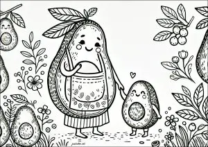 Mamma E Figlio Di Avocado