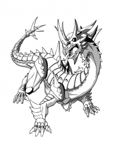 Immagine Di Bakugan Da Scaricare E Colorare