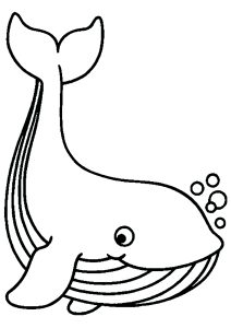 Grande Balena Che Fa Le Bolle.