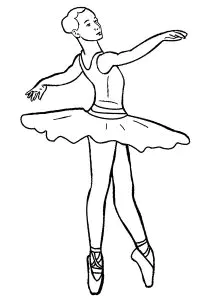 Ballerina Che Fa Le Punte
