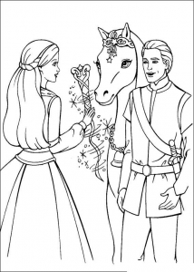 Disegno Di Barbie Da Colorare Per Bambini