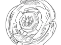 Stampa gratuitamente il disegno di beyblade da colorare.