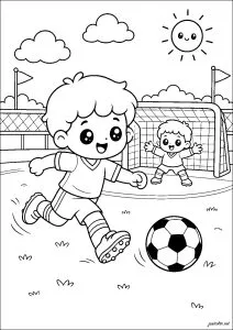 Gioia su un campo di Calcio